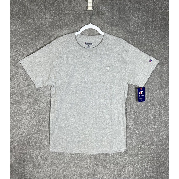 Champion Authentic Athleticwear Jersey Tee Shirt Mens‎ Medium Oxford Gray NWT - Picture 1 of 9